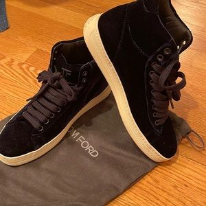Tom Ford Velvet Sneakers